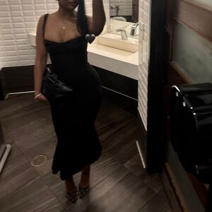 Oh polly Valentina Black Dress